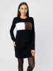 Платье женское трикотажное с длинным рукавом