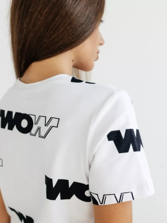 Футболка с принтом больших размеров новогодняя ФК561