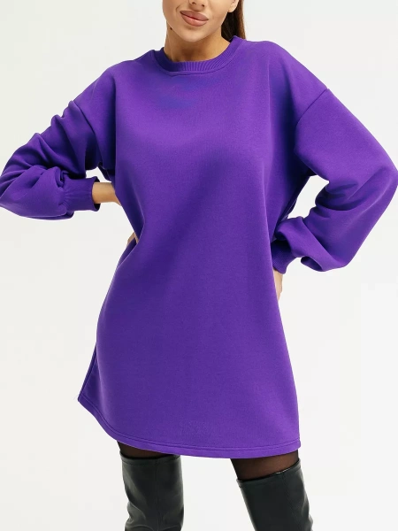 Платье женское оверсайз с длинным рукавом туника ТФ543