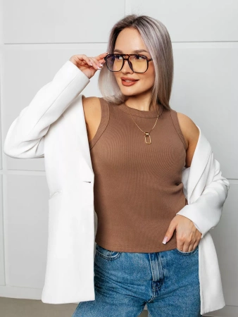 Топ под пиджак в рубчик спортивная майка МК558