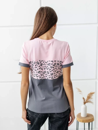 Футболка хлопок с принтом новогодняя больших размеров