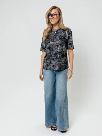 Футболка женская нарядная блузка больших размеров