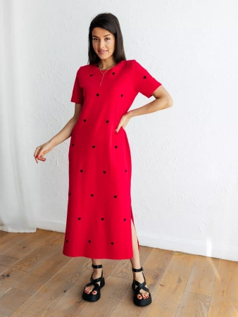 Платье женское трикотажное праздничное ПЛК609