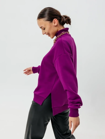 Свитер с горлом кофта с длинным рукавом ДФ542