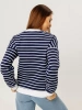 Кофта в полоску нарядная больших размеров джемпер