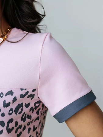 Платье домашнее женское больших размеров прямое повседневное