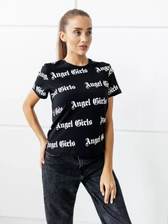 Футболка женская с принтом больших размеров ФК561