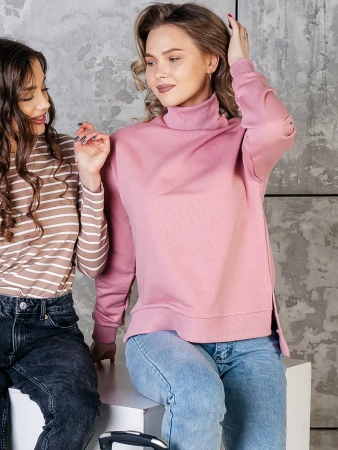 Свитер с горлом кофта с длинным рукавом ДФ542