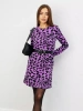 Платье женское мини леопардовое вечернее трапеция ПЛИ577
