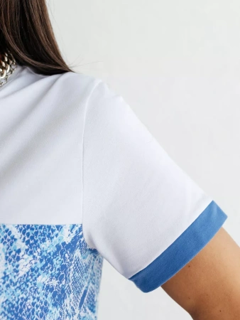 Платье футболка женское больших размеров длинное ПЛК569