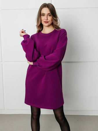 Платье женское оверсайз с длинным рукавом туника ТФ543