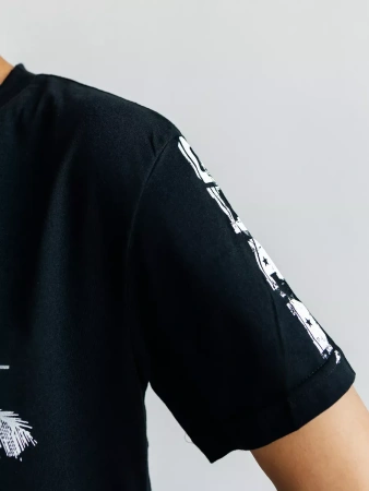 Туника женская домашняя больших размеров с принтом