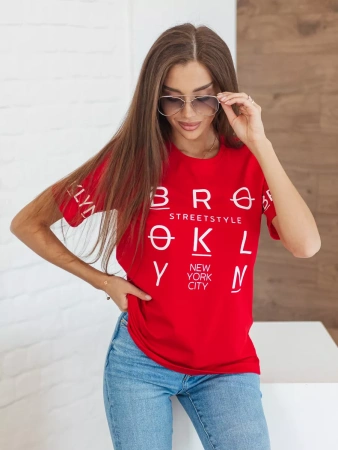 Футболка хлопок с принтом летняя больших размеров ФК562