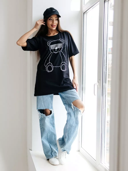 Туника платье домашнее повседневное больших размеров