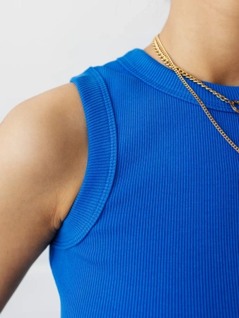 Топ под пиджак в рубчик спортивная майка МК558