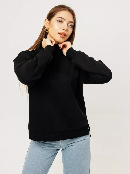 Свитер с горлом кофта с длинным рукавом ДФ542