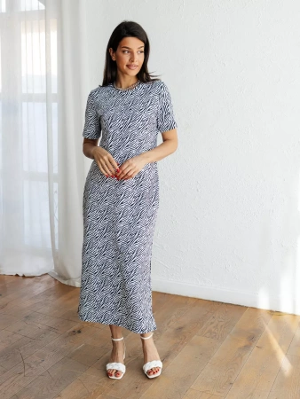 Платье женкое трикотажное домашнее больших размеров ПЛК609