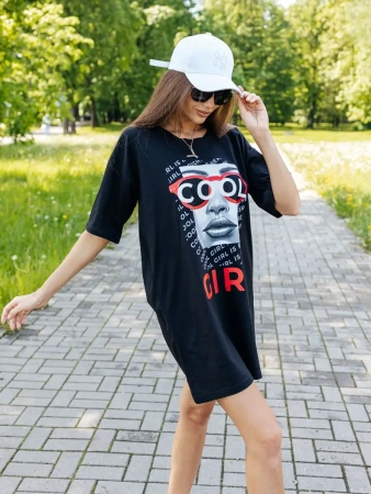 Туника футболка оверсайз