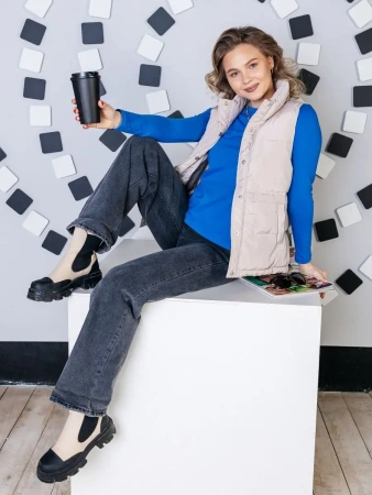 Лонгслив женский облегающий дк540