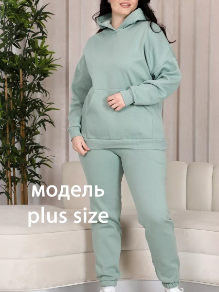 Костюм спортивный женски с начесом оверсайз домашняя одежда