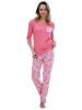 Трикотажный костюм женский домашний брючный