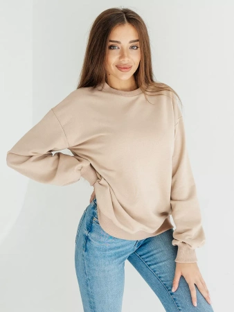 Свитшот женский оверсайз больших размеров ДФ545