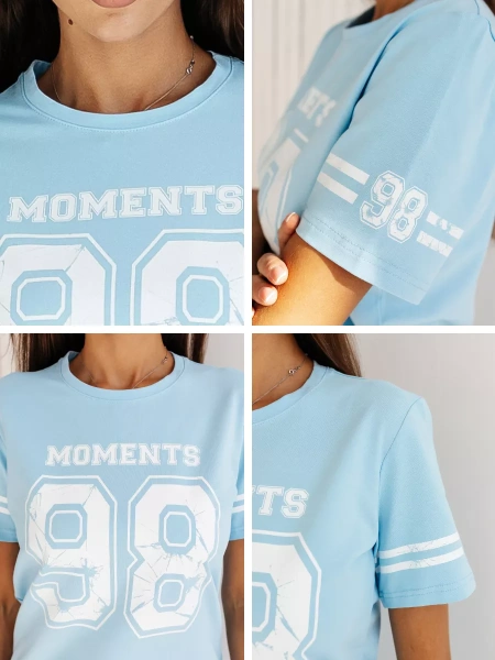 Футболка хлопок с принтом новогодняя больших размеров