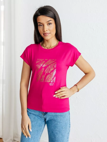 Футболка большого размера с принтом с надписью нарядная