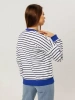 Кофта в полоску нарядная больших размеров джемпер