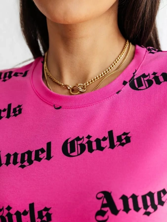 Платье женкое трикотажное с принтом больших размеров ПЛК609