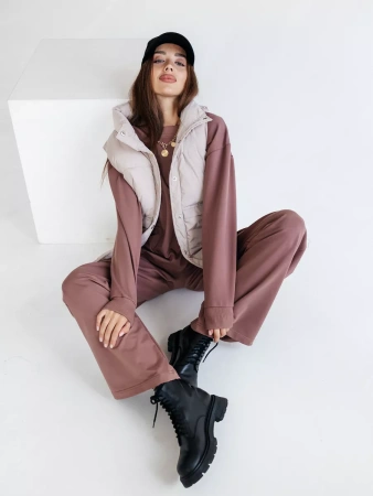 Спортивный костюм женский брючный больших размеров КФ524