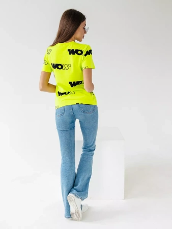 Футболка с принтом больших размеров новогодняя ФК561