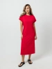 Платье женское летнее трикотажное больших размеров длинное