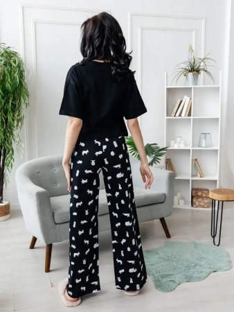 Пижама с штанами брючная большие размеры