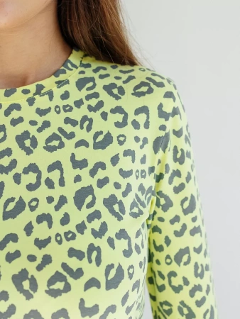 Лонгслив женский облегающий больших размеров дк571