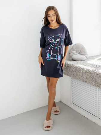Туника платье домашнее повседневное больших размеров