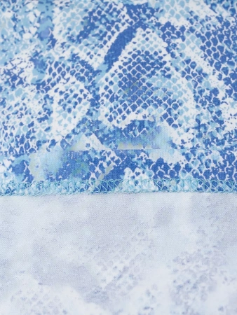 Футболка прямая с принтом хлопок больших размеров ФК561