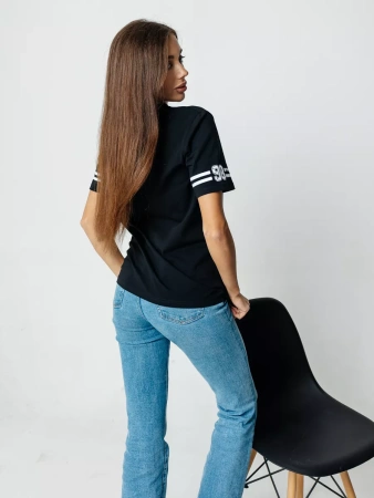 Футболка спортивная с принтом больших размеров хлопок