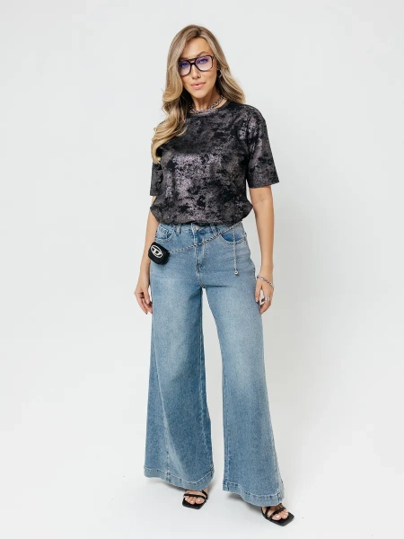 Футболка женская нарядная блузка больших размеров