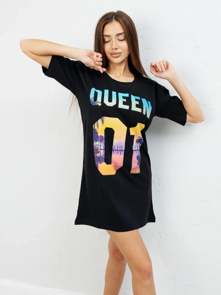 Туника платье домашнее повседневное больших размеров