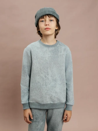 Свитшот для мальчика трикотажный подростковый в школу