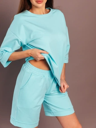 Костюм домашний с шортами спортивный