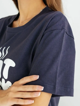 Ночнушка женская туника домашняя футболка длинная