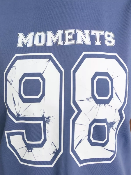 Футболка хлопок с принтом новогодняя больших размеров