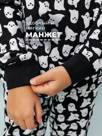 Пижама для девочки для мальчика хлопок с длинным рукавом