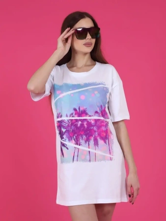 Туника платье домашнее повседневное больших размеров