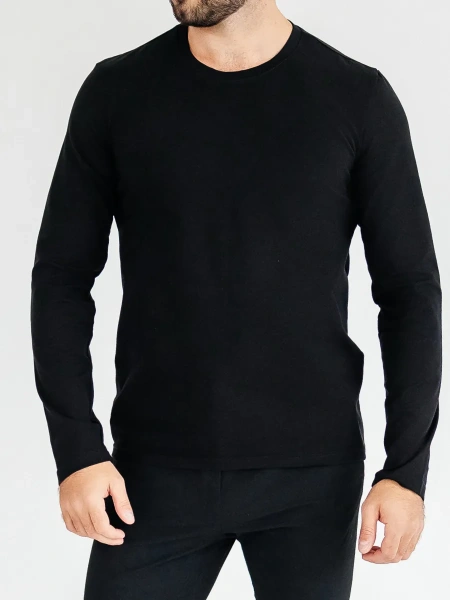 Свитшот однотонный базовый без начеса