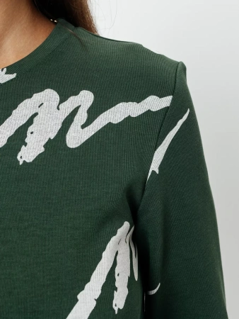 Платье женское трикотажное трапеция повседневное ПЛИ577