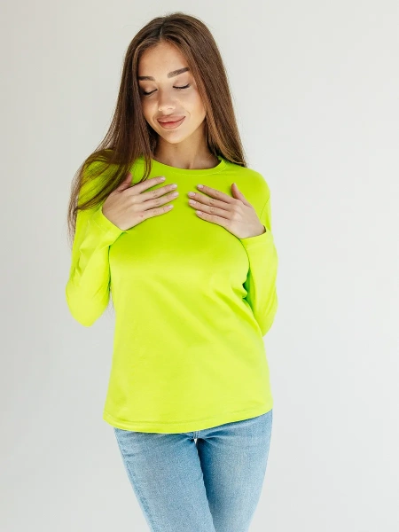 Лонгслив женский облегающий дк540