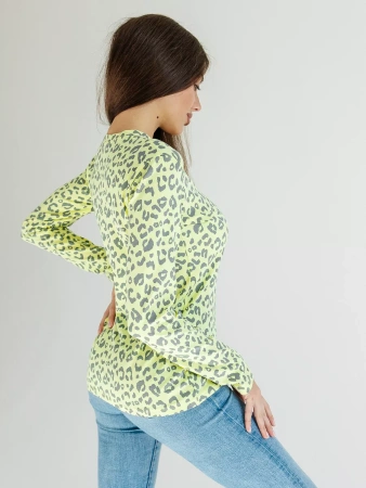 Лонгслив женский облегающий больших размеров дк571